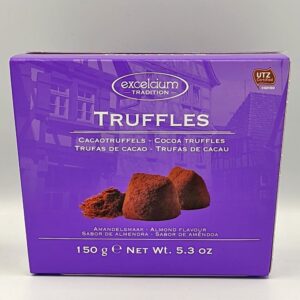 TRUFFLES, EXCELCIUM TRADITION, ALMOND FLAVOUR, 150gr, Κάβα Γκάφας, Winepoems.gr