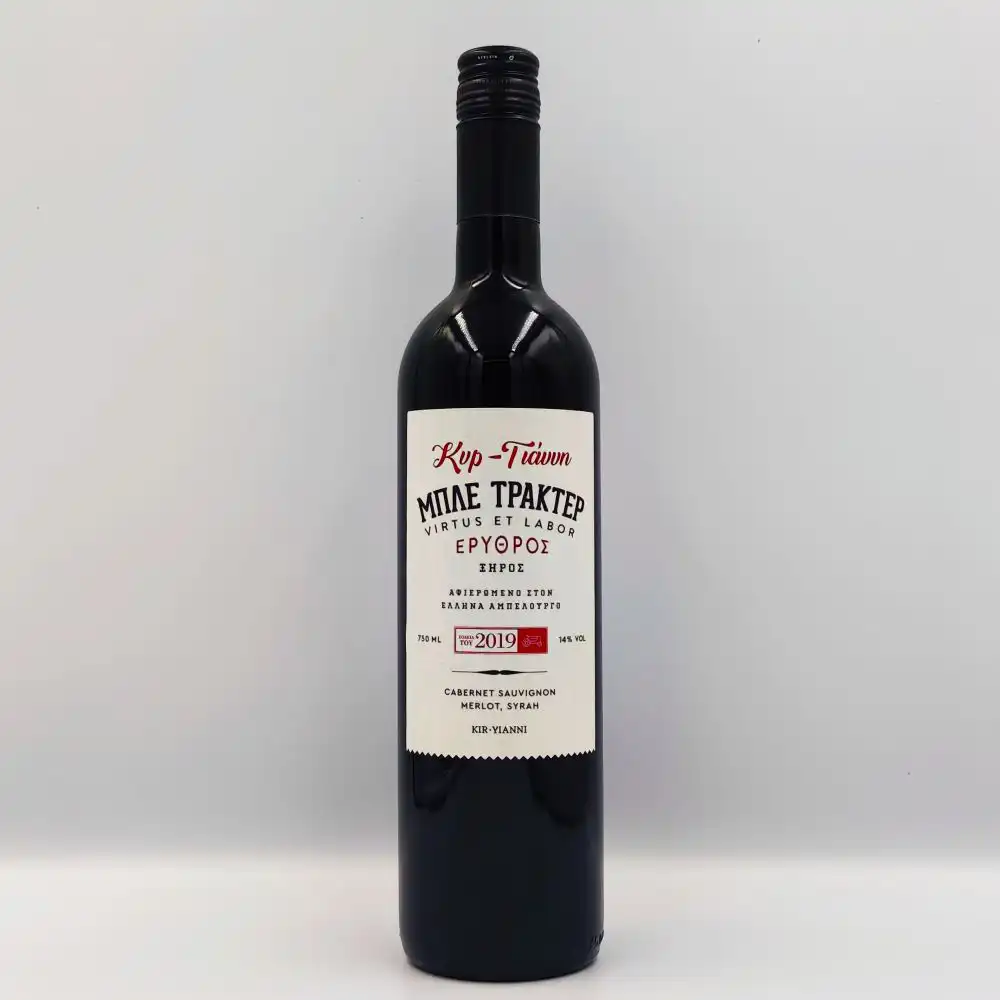 ΚΤΗΜΑ ΚΥΡ ΓΙΑΝΝΗ, ΜΠΛΕ ΤΡΑΚΤΕΡ, ΕΡΥΘΡΟ, (0.7Lt)