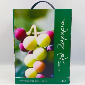 ΟΙΝΟΠΟΙΕΙΟ ΖΑΧΑΡΙΑ, ΛΕΥΚΟ, ΑΣΥΡΤΙΚΟ, CHARDONNAY, ΑΣΚΟΣ, (5Lt)