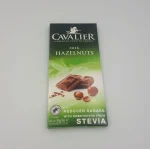 CAVALIER, BELGIAN CHOCOLATE, MILK HAZELNUT, STEVIA, 85g