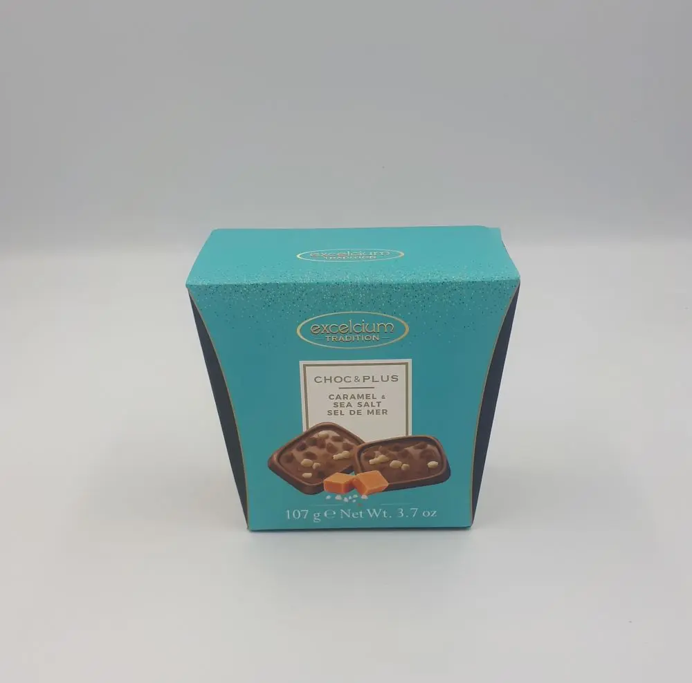 EXCELCIUM, CHOC & PLUS, CARAMEL & SEA SALT SEL DE MER, 107g