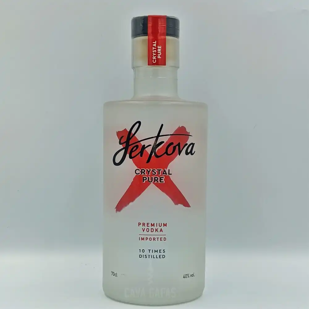 SERKOVA CRYSTAL PURE VODKA, (0.7Lt)