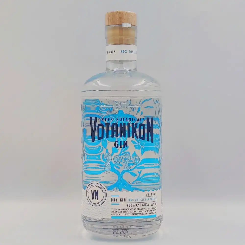 VOTANIKON GIN, (GREEK BOTANICALS), LONDON DRY GIN, (0.7Lt)
