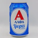 ΑΛΦΑ, ΜΠΥΡΑ, ΧΩΡΙΣ ΑΛΚΟΟΛ, ΚΟΥΤΙ, (0.33Lt)