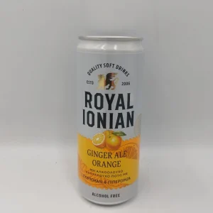 Royal Ionian, Ginger Ale Orange, 330ml, Winepoems.gr, Cava Gkafas